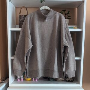 American Eagle Everyday Luxe Mock Neck Sweatshirt